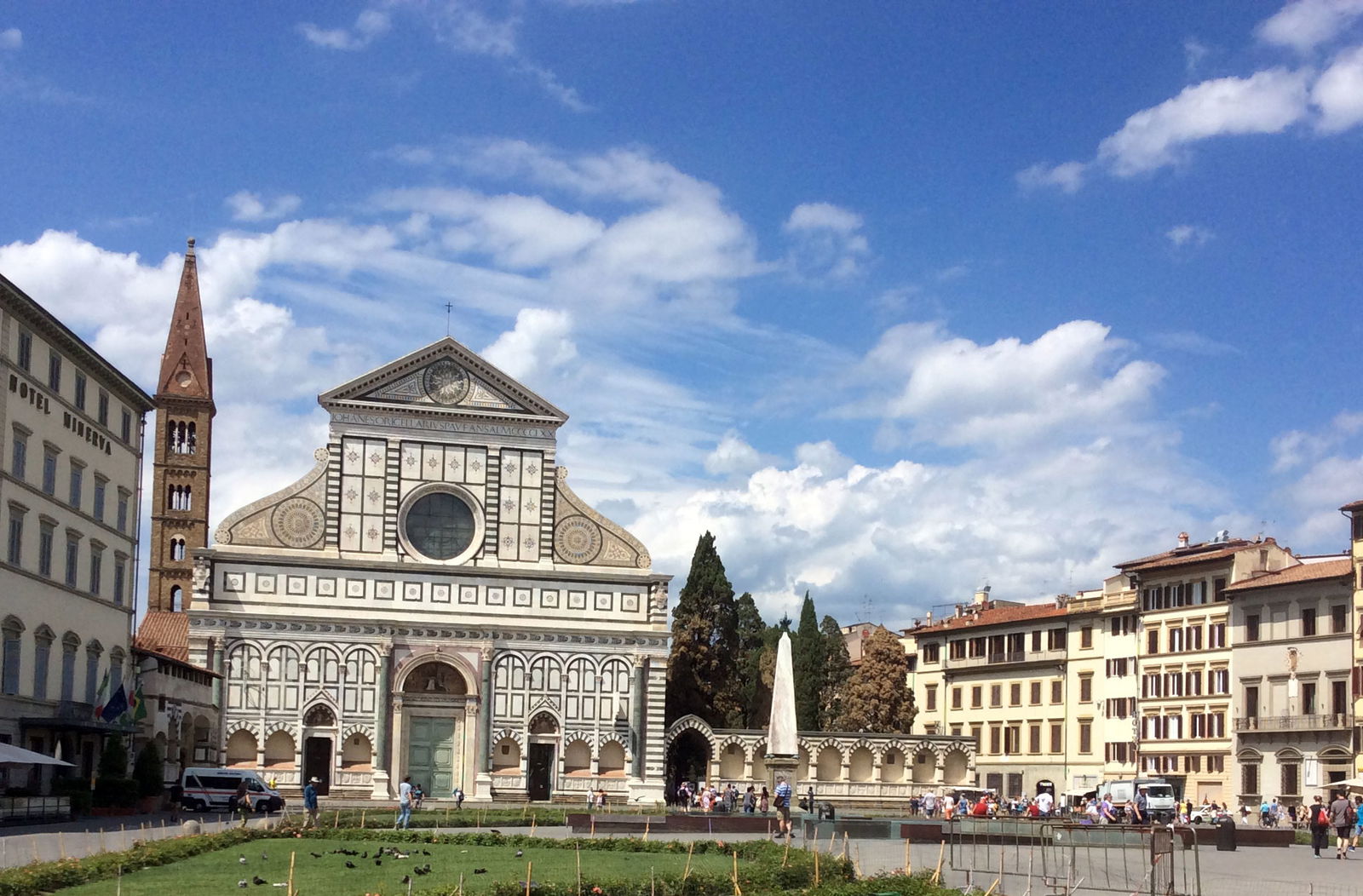 Piazza Santa Maria Novella in Florence, Italy